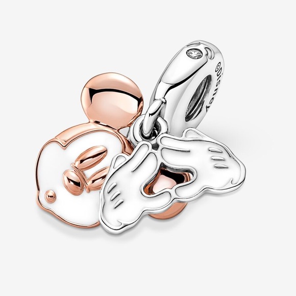 🆕Disney Micky Mpuse Double Dangle Charm - Picture 2 of 7